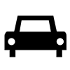 Car ｜ Front-Icon ｜ Illustration ｜ Free material ｜ Transparent background