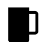 Cup ｜ Large-Icon ｜ Illustration ｜ Free material ｜ Transparent background