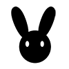 Rabbit ｜ Animal ｜ Icon ｜ Illustration ｜ Free material ｜ Transparent background