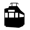Tram ｜ Chinchin Train ――Icon ｜ Illustration ｜ Free Material ｜ Transparent Background
