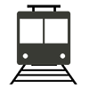 Train / Train / Station --Icon ｜ Illustration ｜ Free material ｜ Transparent background