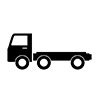 Transport truck ｜ Transport ｜ Delivery ｜ Vehicles ――Icons ｜ Illustrations ｜ Free materials ｜ Transparent background