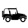 Car ｜ Jeep ｜ Icon ｜ Illustration ｜ Free material ｜ Transparent background