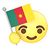 Cameroon ｜ Flag --Icon ｜ 3D ｜ Free Illustration Material