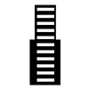 Skyscraper --Icon ｜ Illustration ｜ Free material ｜ Transparent background