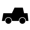 Light car ｜ Car-Icon ｜ Illustration ｜ Free material ｜ Transparent background