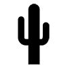 Cactus ｜ Tree-Icon ｜ Illustration ｜ Free material ｜ Transparent background