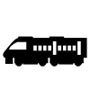 Densha-Icon ｜ Illustration ｜ Free material ｜ Transparent background