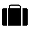 Suitcase ｜ Travel-Icon ｜ Illustration ｜ Free material ｜ Transparent background