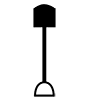 Excavator scoop --Icon ｜ Illustration ｜ Free material ｜ Transparent background