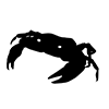 Crab ｜ Crab ｜ Icon ｜ Illustration ｜ Free material ｜ Transparent background