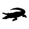 Crocodile ｜ Crocodile ｜ Icon ｜ Illustration ｜ Free material ｜ Transparent background