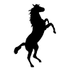 Horse ｜ Horse ｜ Icon ｜ Illustration ｜ Free material ｜ Transparent background