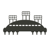 Stadium / Dome-Icon ｜ Illustration ｜ Free material ｜ Transparent background