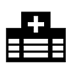 Hospital / Hospital --Icon ｜ Illustration ｜ Free material ｜ Transparent background