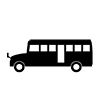 School Bus ｜ School Bus ｜ School ｜ Student-Icon ｜ Illustration ｜ Free Material ｜ Transparent Background