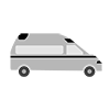 Ambulance | Transport to medical facility | Automobile | Hospital-Icon | Illustration | Free material | Transparent background