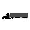 Heavy Truck ｜ Transportation ｜ Transportation ｜ Delivery ｜ Icon ｜ Illustration ｜ Free Material ｜ Transparent Background