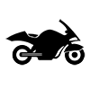 Bike-Icon ｜ Illustration ｜ Free material ｜ Transparent background