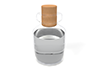 Glass Bottle --Icon ｜ 3D ｜ Free Illustration Material