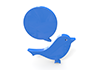 Tweet --Icon ｜ 3D ｜ Free Illustration Material