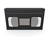 Videotape ｜ Recording --Icon ｜ 3D ｜ Free illustration material