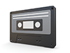 Cassette tape ｜ Music ―― Icon ｜ 3D ｜ Free illustration material