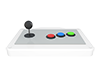 Arcade Stick-Icon ｜ 3D ｜ Free Illustration Material