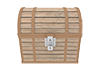 Treasure chest --Icon ｜ 3D ｜ Free illustration material