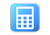 Calculator --Icon ｜ 3D ｜ Free illustration material