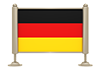 ドイツ-国旗 - アイコン｜3D｜フリーイラスト素材
