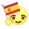 スペイン｜国旗 - アイコン｜3D｜フリーイラスト素材