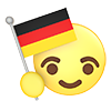 ドイツ｜国旗 - アイコン｜3D｜フリーイラスト素材